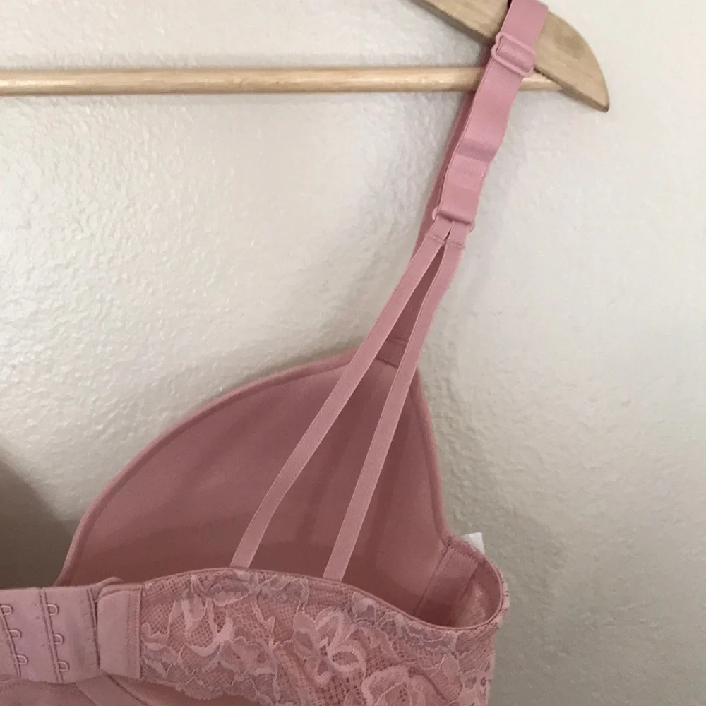 NEW Maurices SmoothBliss Demi Lace‎ Trim Underwire Bra 34C